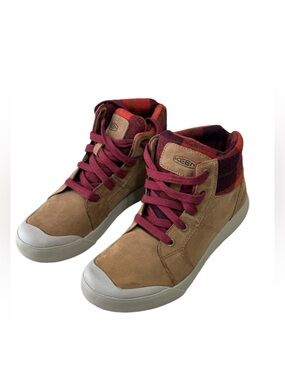 KEEN Women's Elena leather Mid Boots waterproof size 7.5